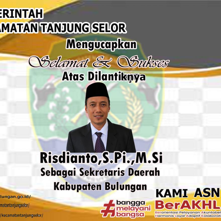 Selamat Atas Pelantikan Sekretaris Daerah Kabupaten Bulungan
